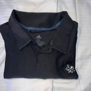 Adidas Golf Polo Shirt Primegreen Moisture Wicking, Golf Activewear Black XL